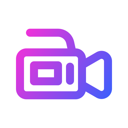 videokamera Generic gradient outline icon