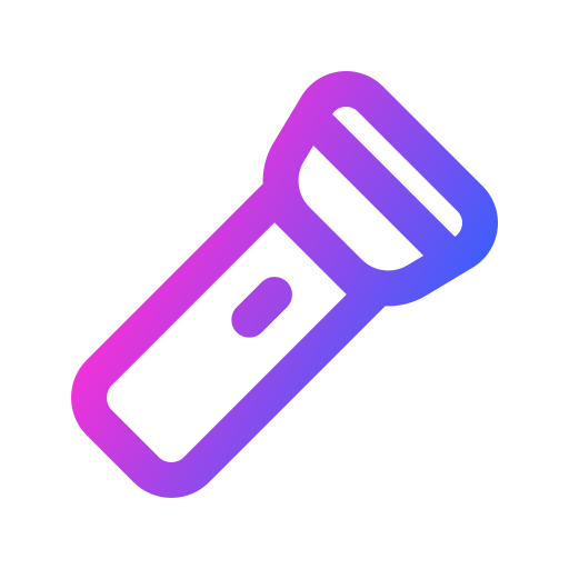 Flashlight Generic gradient outline icon