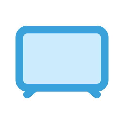 Tv Generic color lineal-color icon