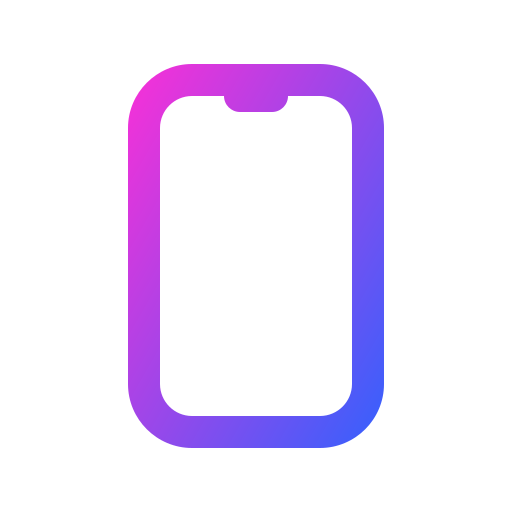 Смартфон Generic gradient outline иконка