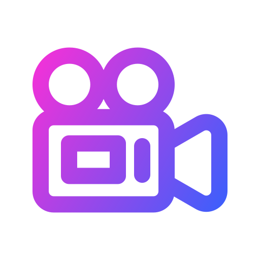 videokamera Generic gradient outline icon