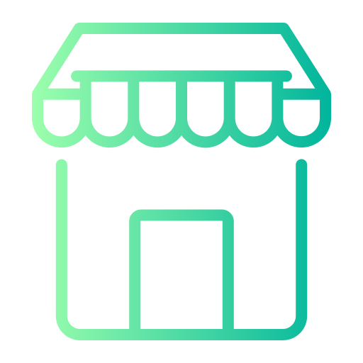 Marketplace Generic gradient outline icon