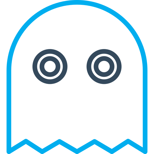 Halloween Arslan Haider Outline Blue icon
