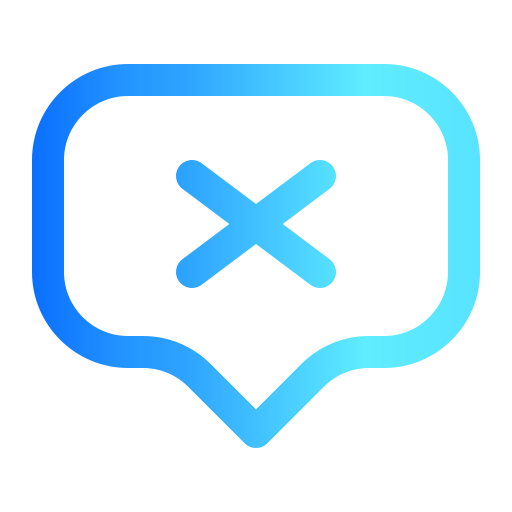 Chat Generic gradient outline icon