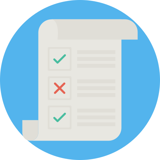 checkliste Arslan Haider Rounded Flat icon