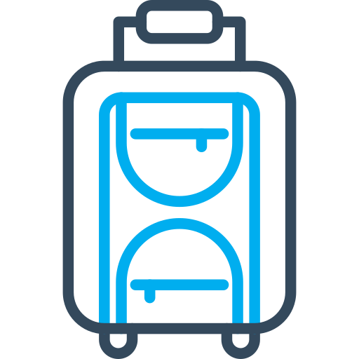 maleta Arslan Haider Outline Blue icono