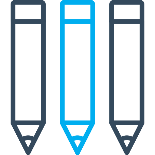 disegno Arslan Haider Outline Blue icona