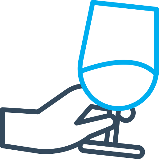 vino Arslan Haider Outline Blue icono