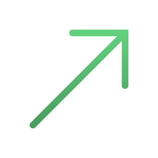 flecha derecha Generic gradient outline icono