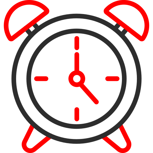 horloge Arslan Haider Outline Red Icône
