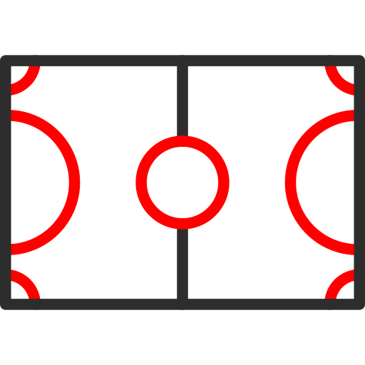 경기장 Arslan Haider Outline Red icon
