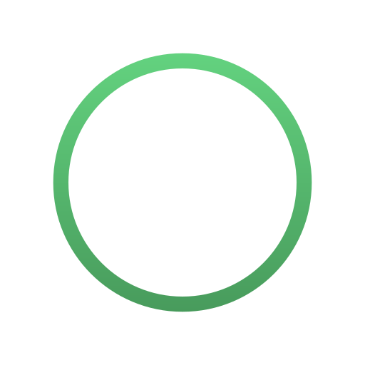 cercle Generic gradient outline Icône