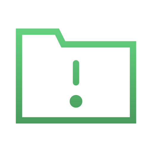 Warning Generic gradient outline icon