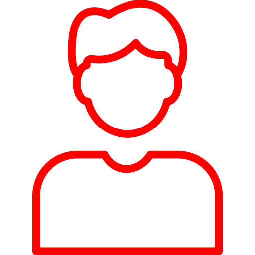 ludzie Arslan Haider Outline Red ikona