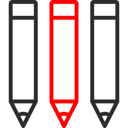 disegno Arslan Haider Outline Red icona