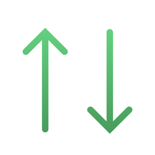 intercambio Generic gradient outline icono