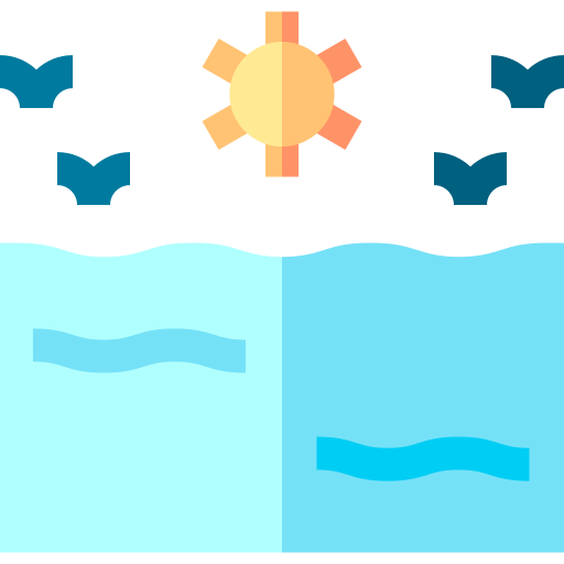 海洋 Basic Straight Flat icon