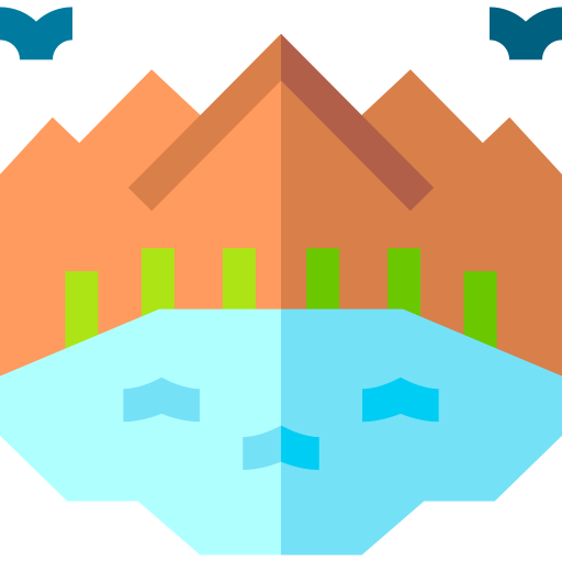 jezioro Basic Straight Flat ikona