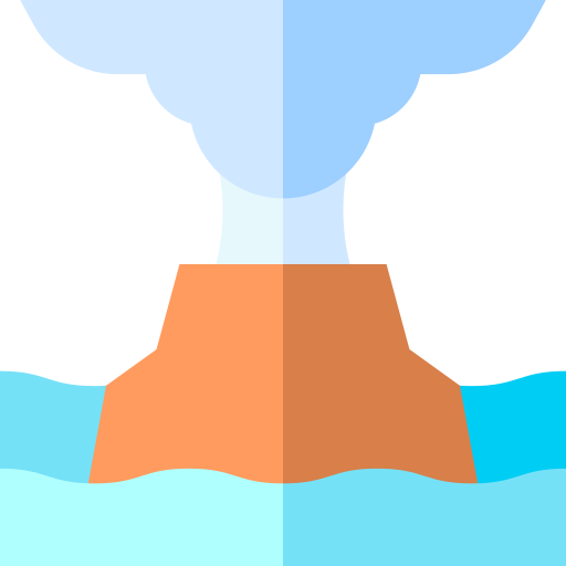 volcán Basic Straight Flat icono