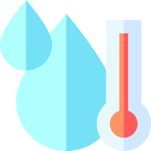 Температура воды Basic Straight Flat иконка