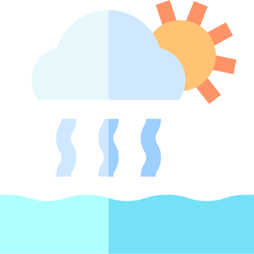 Evaporation Basic Straight Flat icon