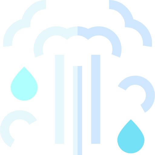 vapor de agua Basic Straight Flat icono