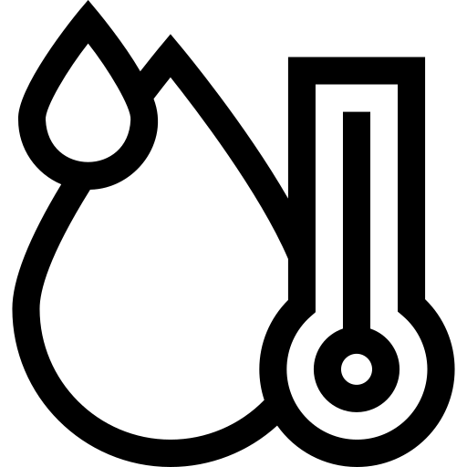 temperatura da água Basic Straight Lineal Ícone