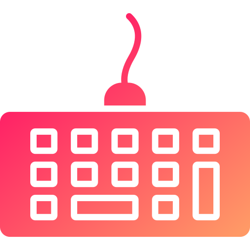 computer tastatur Generic gradient fill icon