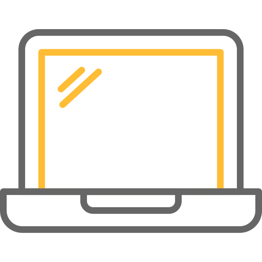 computer portatile Generic color outline icona