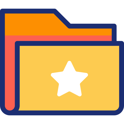 Folder Basic Accent Lineal Color icon