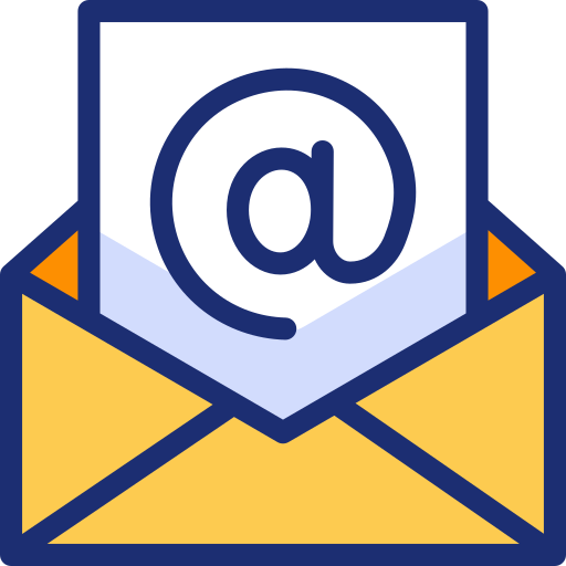 e-mail-datei Basic Accent Lineal Color icon
