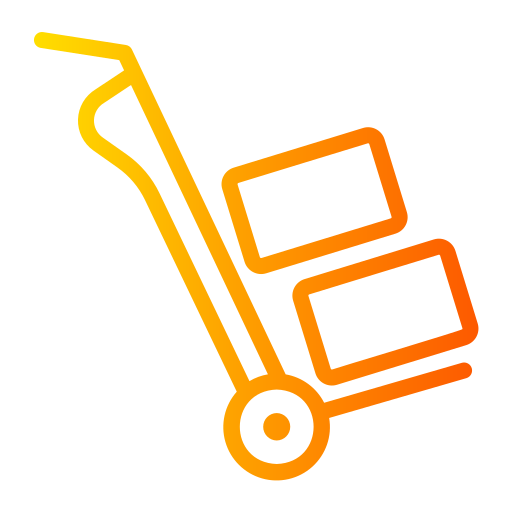 Hand trolley Generic gradient outline icon