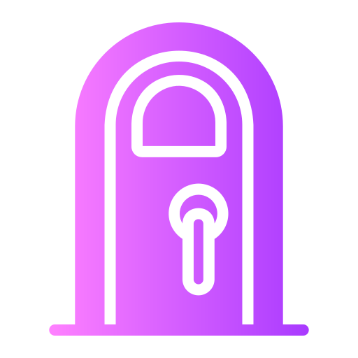 deur Generic gradient fill icoon