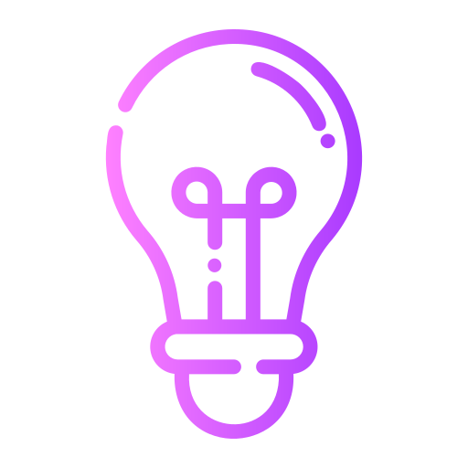 Light bulb Generic gradient outline icon