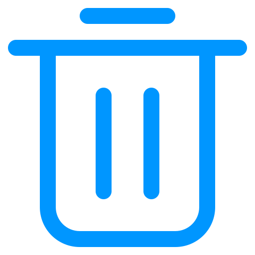 contenedor de basura Generic color outline icono