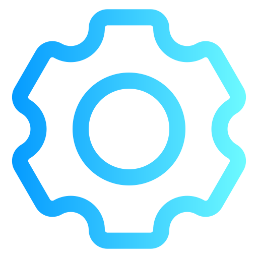 Cogwheel Generic gradient outline icon