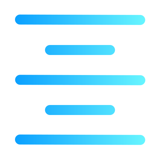 centro testo Generic gradient outline icona