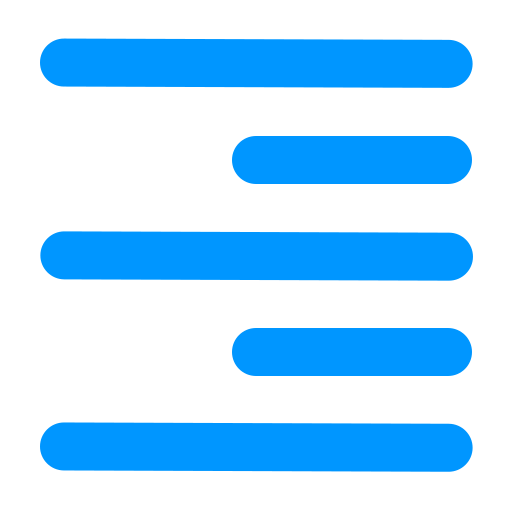 alignement du texte Generic color fill Icône