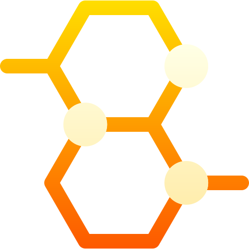 molecuul Basic Gradient Gradient icoon