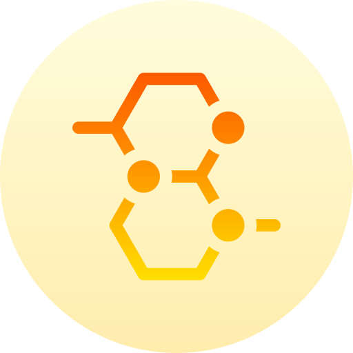 Molecule Basic Gradient Circular icon