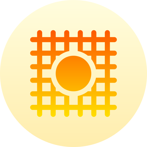 金網 Basic Gradient Circular icon