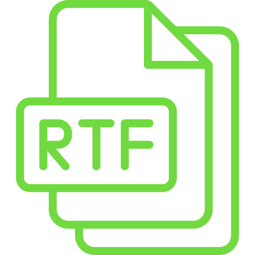 rtf Generic color outline Ícone