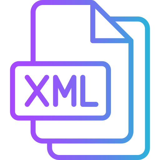 xml Generic gradient outline icona