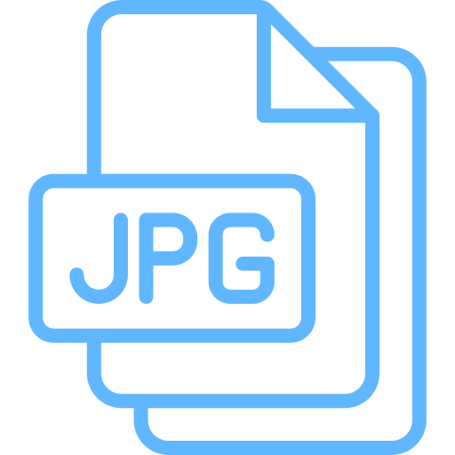 jpg Generic color outline icon