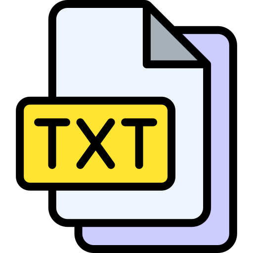 Txt Generic color lineal-color icon