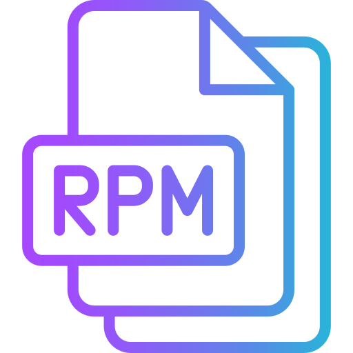 rpm Generic gradient outline icona