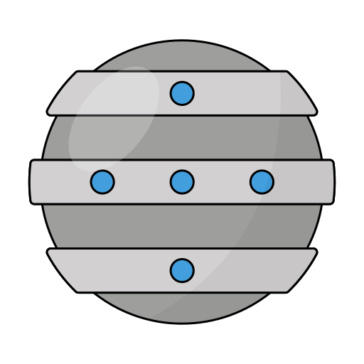 estación espacial Generic color lineal-color icono