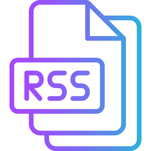 rss Generic gradient outline иконка