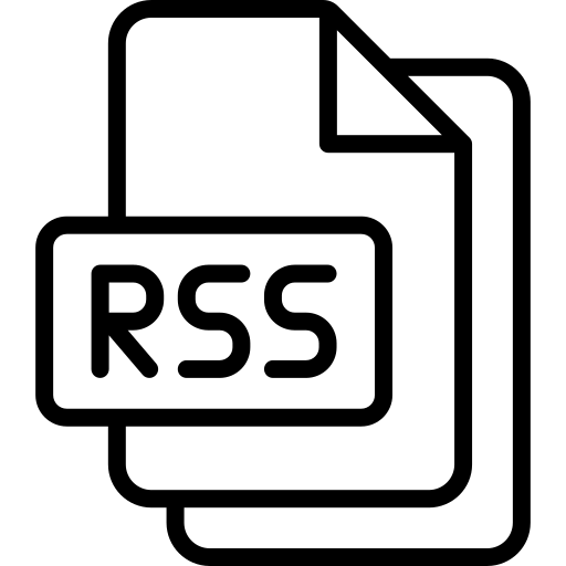 rss Generic black outline icono