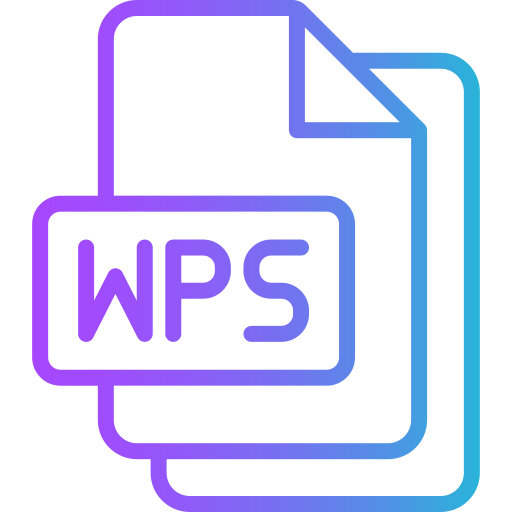 wps Generic gradient outline icon
